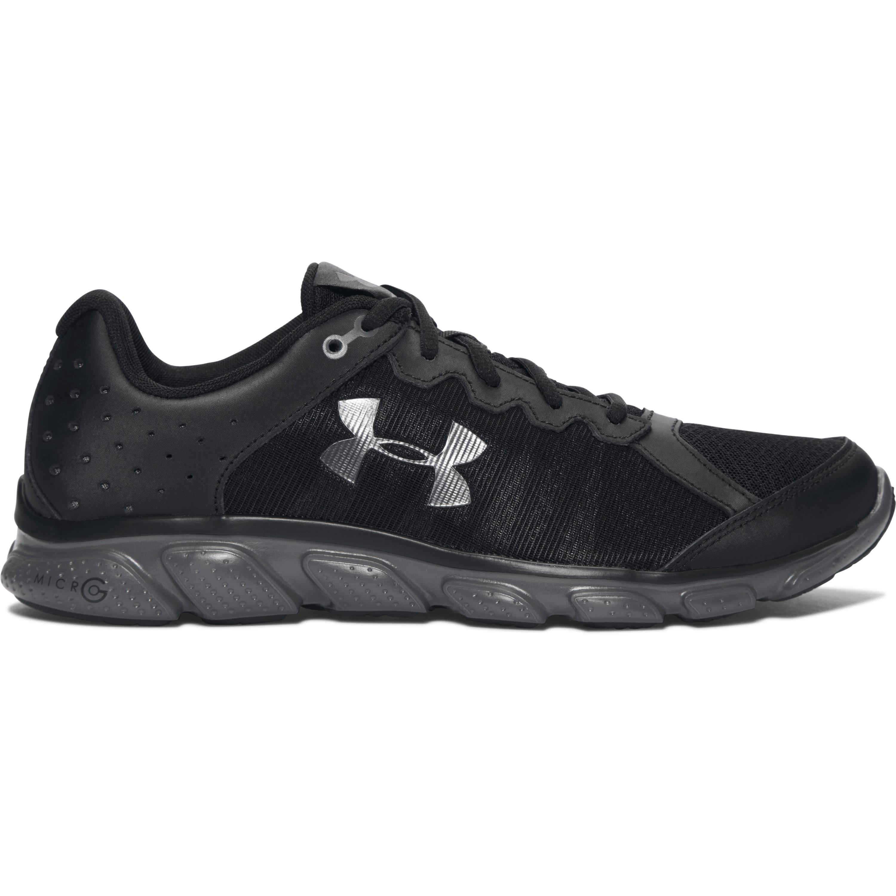 all black men's under armour shoes